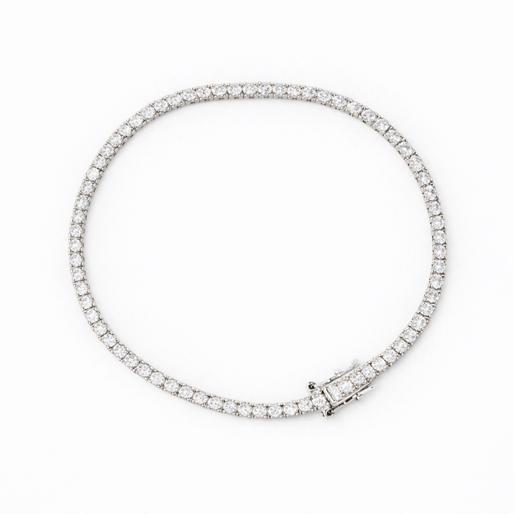 Silver Tennis Bracelet