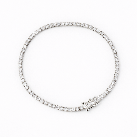 Silver Tennis Bracelet