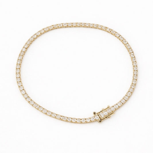 Gold Tennis Bracelet