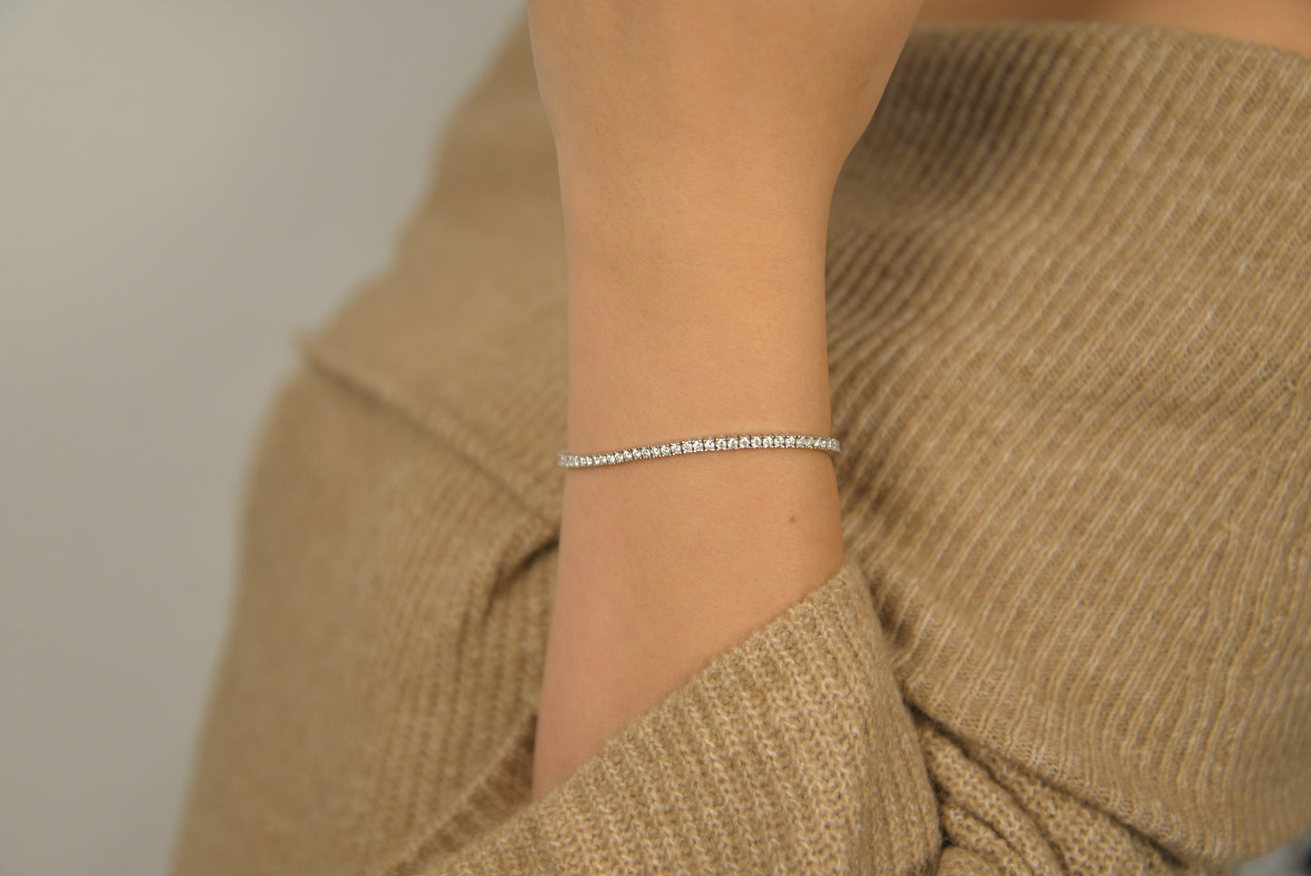 Silver Tennis Bracelet